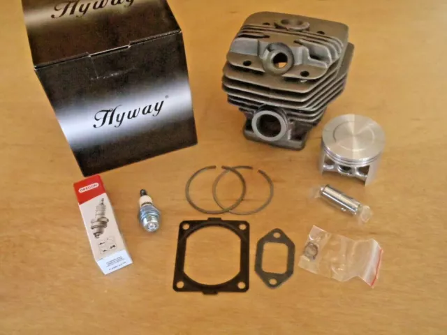 Hyway cylinder and pop up piston with Caber rings for Stihl 066 MS660 54mm