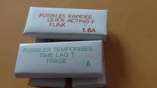 10 FUSIBLES  5x20 160mA 250V RAPIDE   FSP  FUSIBLE  PHOTO