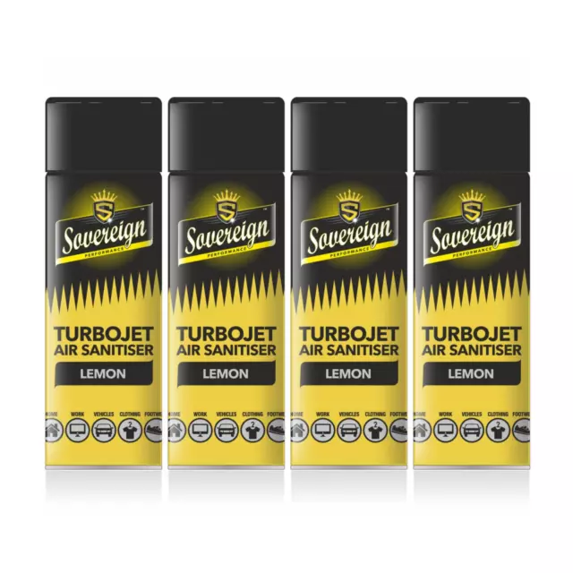 Sovereign Professional Turbojet Air Sanitiser Multi Pack Lemon