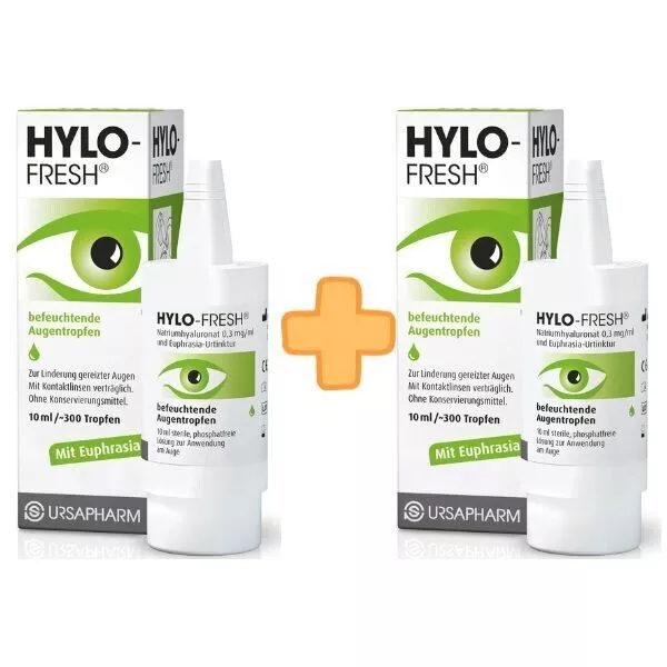 Ursapharm Hylo Fresh Gouttes Oculaires à l'Acide Hyaluronique 10 ml