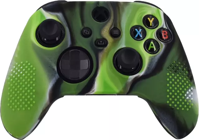 Hopora Green Studded anti Slip Controller Grips for Xbox Series X, Ergonomic ...