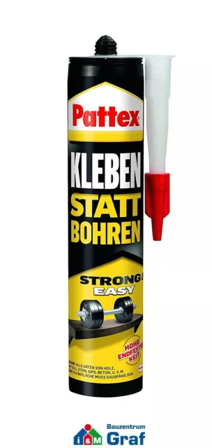 Pattex Pegar en lugar de Agujerear PKB40 Adhesivo 400g Cartucho,Blanco /# 870086