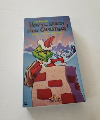 HOW THE GRINCH Stole Christmas (VHS, 1966) Dr. Seuss Cartoon Cartoon