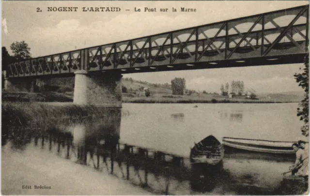 CPA Nogent-l'Artaud - Le Pont sur la Marne (1062335)