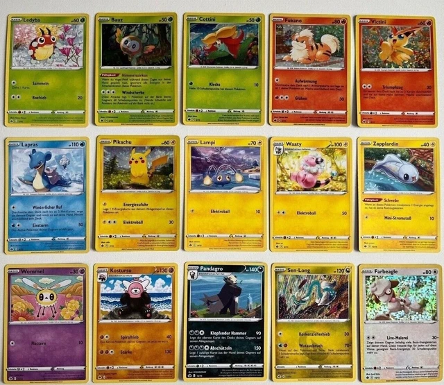 McDonalds Pokemon 2022 - Alle 15 Karten (inkl Pikachu) Komplett Set Deutsch NEU