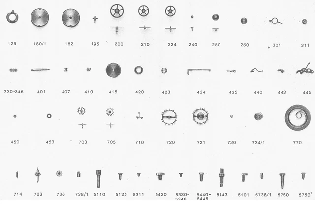 Pièce Détachée Jaeger-LeCoultre Référence 208 - Composant De Mouvement Neuf De Stock