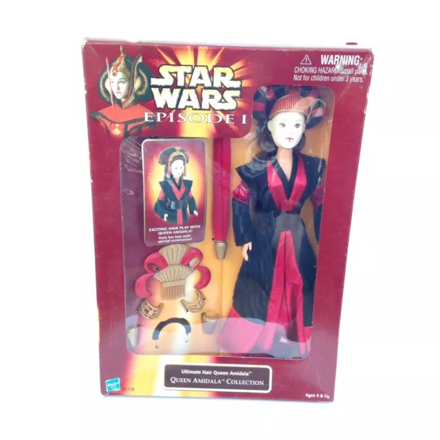 Star Wars Ultimate Hair Queen Amidala Doll Episode I Hasbro Natalie Portman NEW