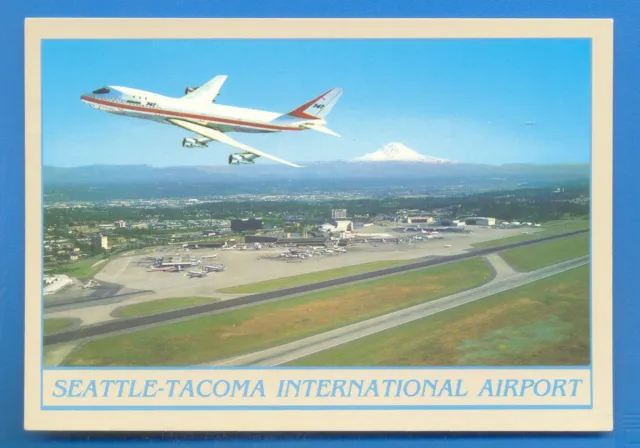 Seattle-Tacoma International Airport,Washington State,U.s.a.postcard