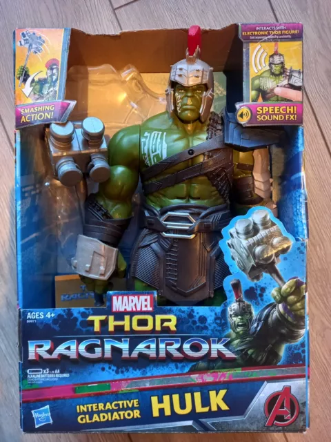 Marvel Legends Thor Ragnarok GLADIATOR HULK with Hammer Hasbro Talking Boxed Toy