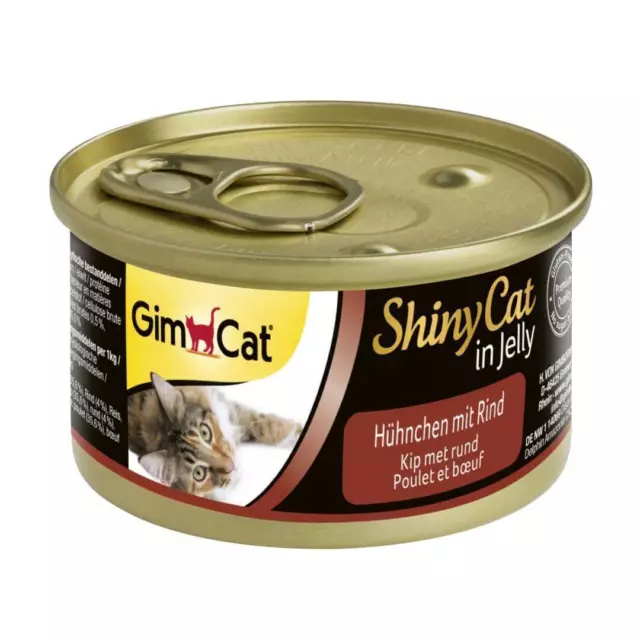 Gimcat Poulet Au Boeuf, Nourriture Humide Pour Chats, 70G