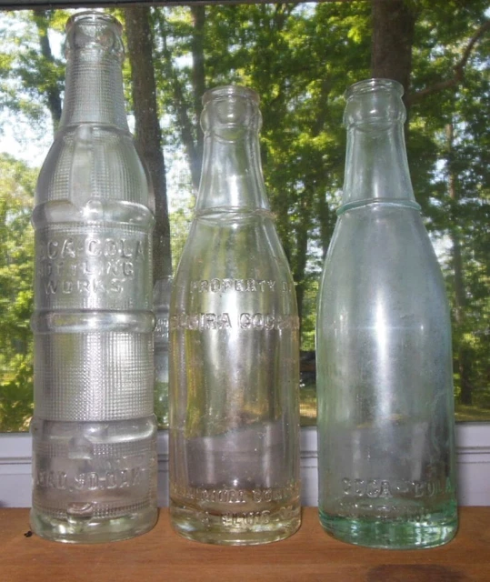 ANTIQUE COCA COLA Bottle Lot of 3 South Dakota Danville VA Elmira Ny