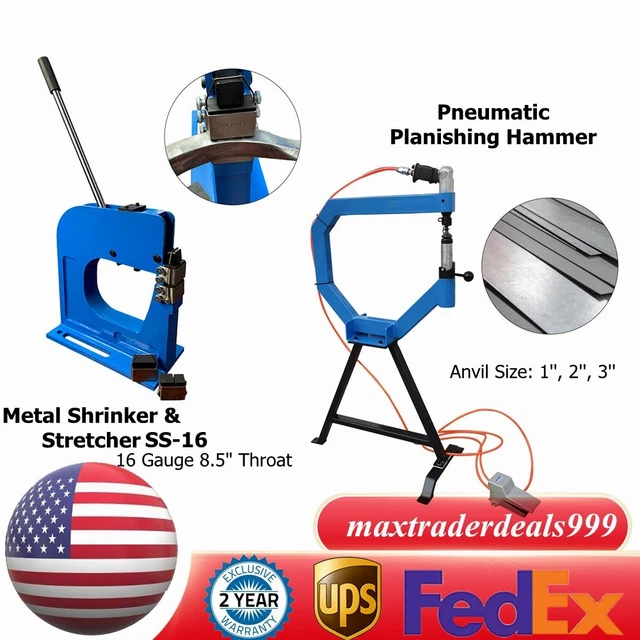 Metal Shrinker Stretcher Sheet Metal Fabrication Pneumatic Planishing Hammer USA