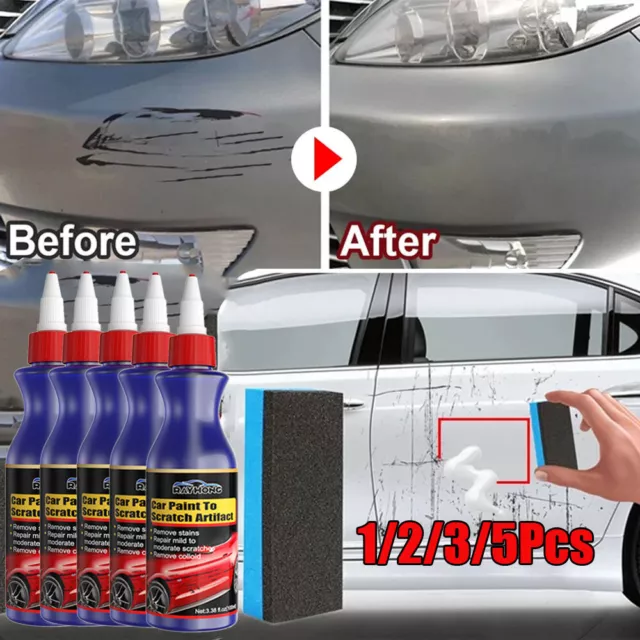 5/3Stk Car Scratch Repair Polishing Wax Body Compound Paste Polish Paint Remover