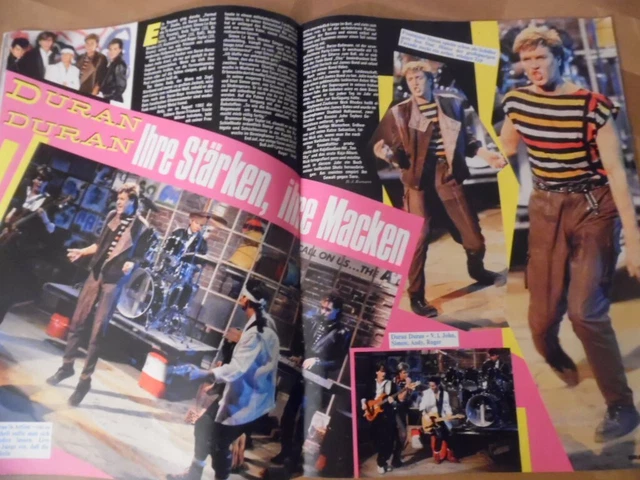 BRAVO  10-1984 D Nena Andrew Fletscher Gazebo Duran Thompson Twins Nino Rob Lowe 10