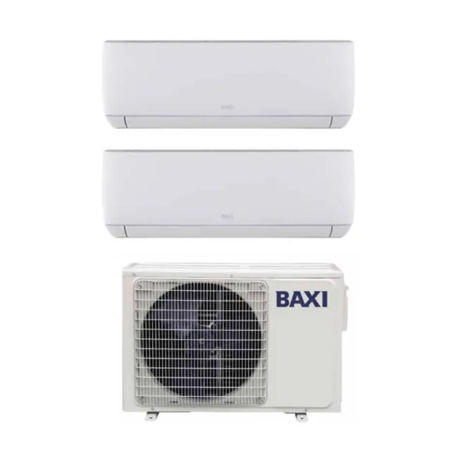 Climatizzatore Condizionatore Baxi Dual Split Inverter Astra 9+9 Lsgt50-2M