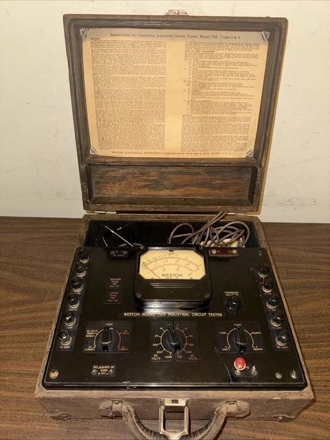 WESTON INDUSTRIAL ANALYZER Model 639 $24.99 - PicClick