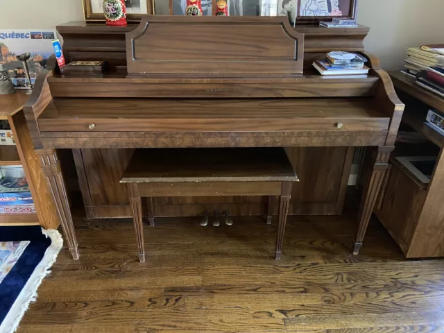 Baldwin Mid Century Acrosonic Walnut Piano