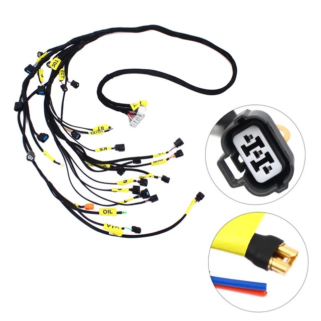 Tucked Engine Harness For K-swap Cars Rsx Type S Rsx Base 02-04 Civic Ep3 01-05
