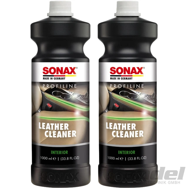 2x SONAX PROFILINE PULITORE PELLE, 1L 2x 02703000, SONAX PROFILINE PULITORE PELLE