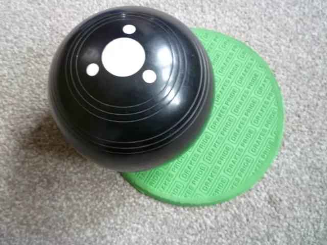 Taylor's Crown Green Bowls Jack with mat