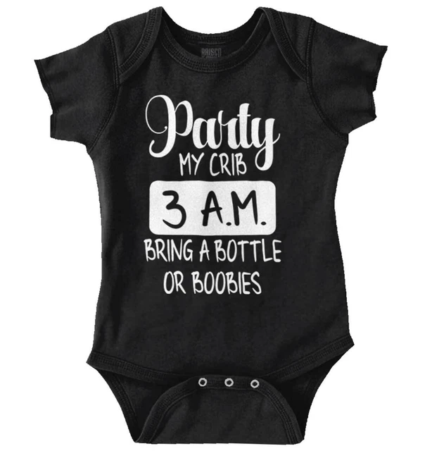 Funny Cute Newborn Bottle Shower Gift Outfit Newborn Baby Boy Girl Infant Romper