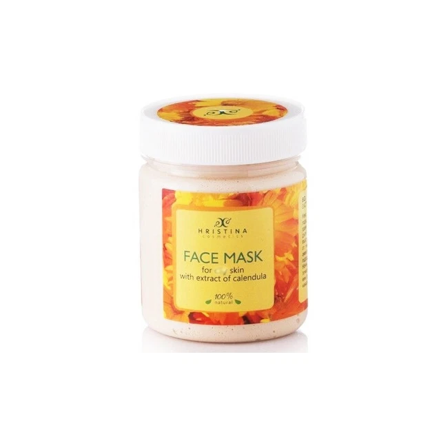 Natural Bulgarian Face Mask for dry skin with Calendula extract 200 ml