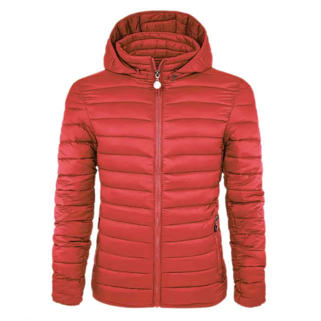 Giubbotto Uomo 100 Grammi Giacca Casual Giubbino Leggero Con Cappuccio VEQUE 10