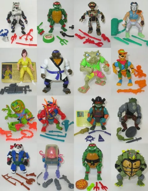 Teenage Mutant Ninja Turtles Action Figures { MULTI-LISTING } Vtg 1988-1995 TMNT
