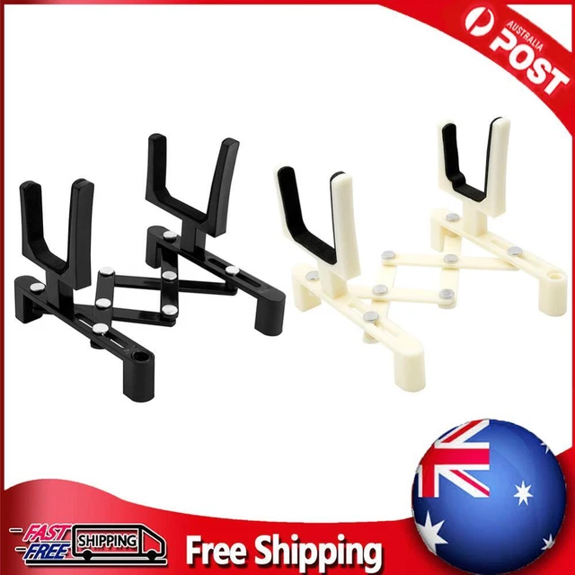 Wood Violin Holder Stand Portable Folding Guitar Instrument Ukulele Bass Rack