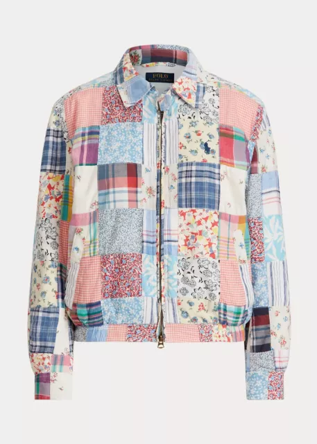 Polo Ralph Lauren Patchwork Zip Girl's Jacket Size - 12