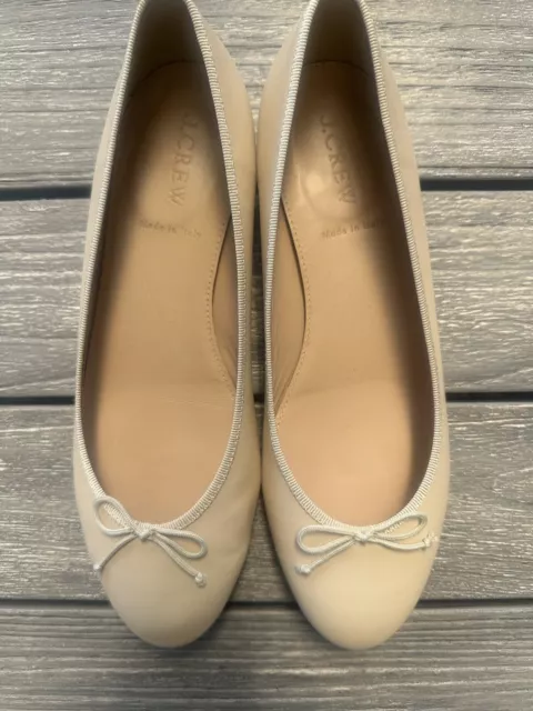 JCrew Women Ballet Kiki Flats Size 8.5 Retails $169