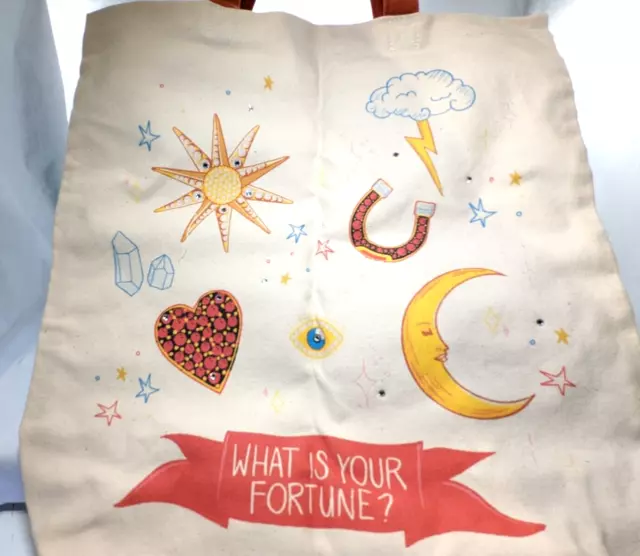 Swarovski Canvas Tote Bag "What's Your Fortune?" 5493058 Genuine New in Box!