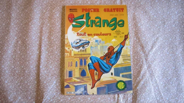 Comics bd STRANGE – n°130 – 5 octobre 1980 LE JOURNAL DE SPIDERMAN
