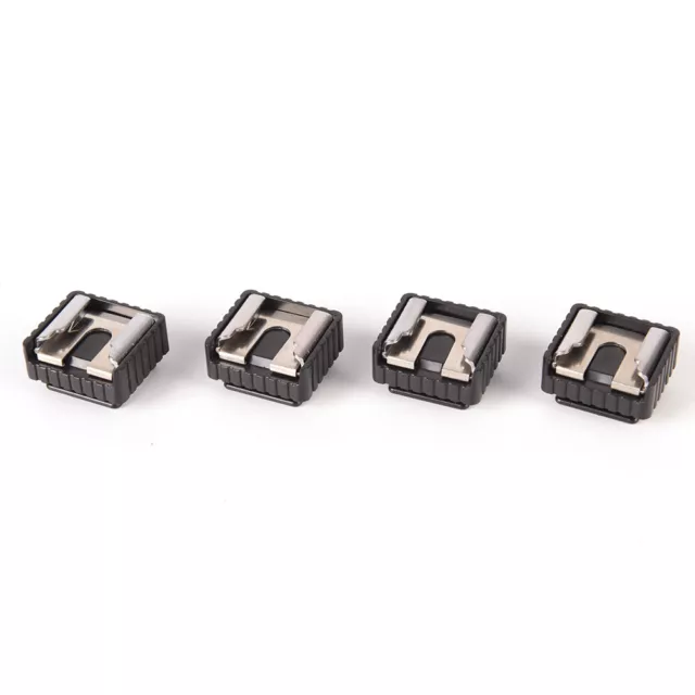 Flash Cold Hot Shoe Bracket Mount Adapter 1/4" Screw for Studio Speedight ^ob