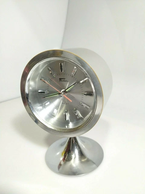Vintage Orologio da tavolo Space AGE fashion anni 70 japan