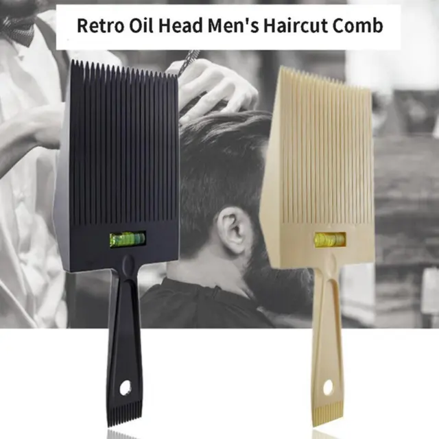 Men Flat Top Guide Comb Haircut Comb Barber Shop Hairstyle Tool Hair