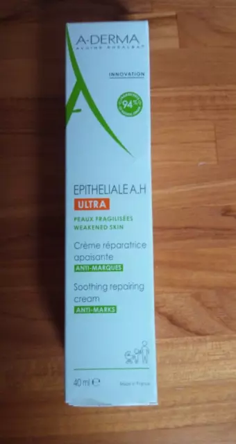 A-Derma épithéliale A.H Ultra, px fragilisées, crème réparatrice tube 40ml