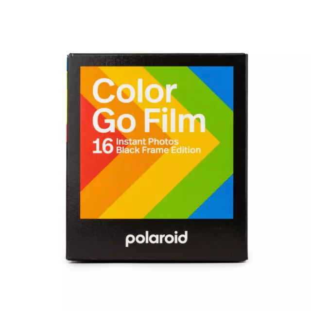Polaroid Go Película Paquete 2x8 Black Frame Doble Negro Marco