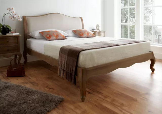 Solid Oak French Style King Size / 5ft Amelia LFE Bed Frame by Time4Sleep