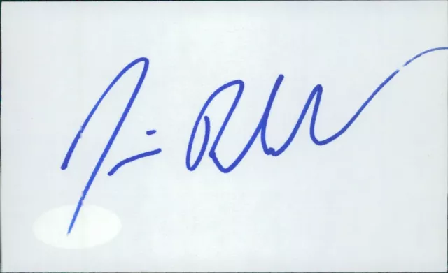 Jim Belushi Actor Signed 3x5 Index Card JSA Authenticated