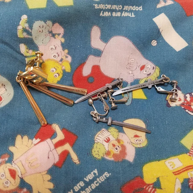 One Piece Zoro Earrings USJ Universal Studios Japan Keychain