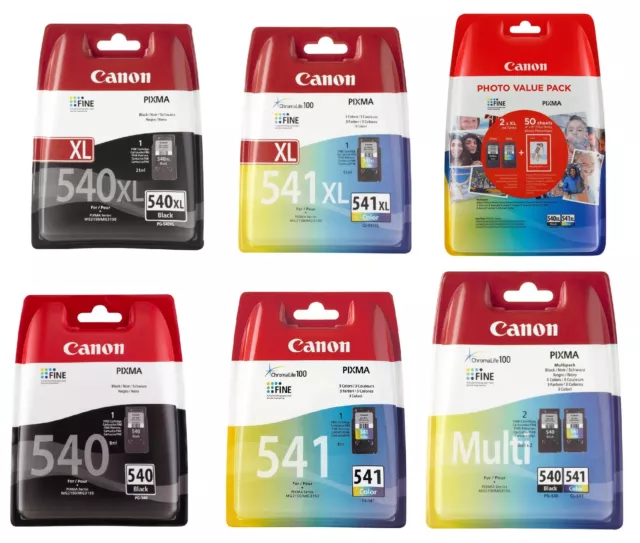 Original Canon PG-540 CL-541 PG540XL CL541XL Druckerpatronen