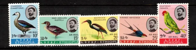 Ethiopia Sc C111-5 MNH FULL SET of 1965-67  - Birds