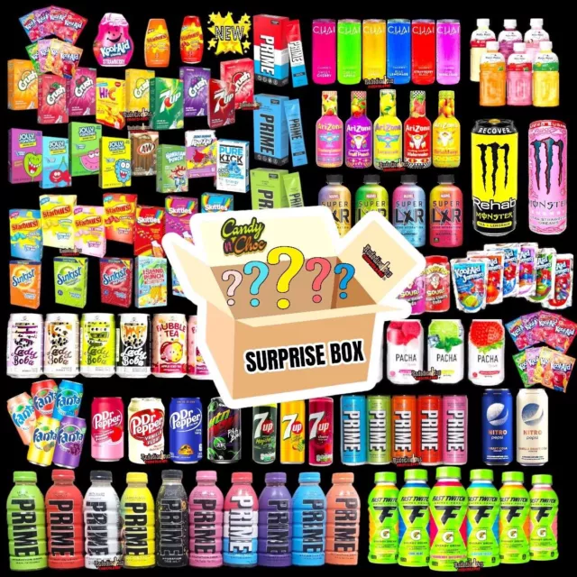 American drinks Soda Surprise Box Bundle Hamper Gift Prime Hydration Logan Paul