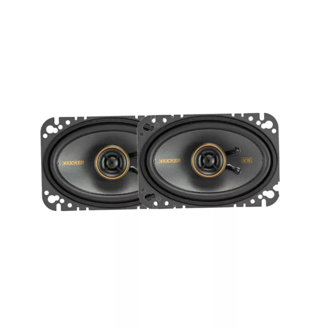 Kicker Coche Audio Altavoces Coaxiales Ks 10.2x15.2cm Negro 15-75 W 2 Via Oval