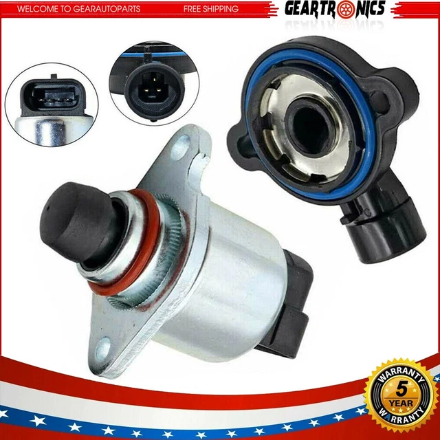 NEW THROTTLE POSITION Sensor and Idle Air Control Valve Set For LS Chevy GM US!