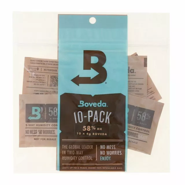 Boveda 58 Percent RH 2-Way Humidity Control, 4 gram - 10 Pack 3