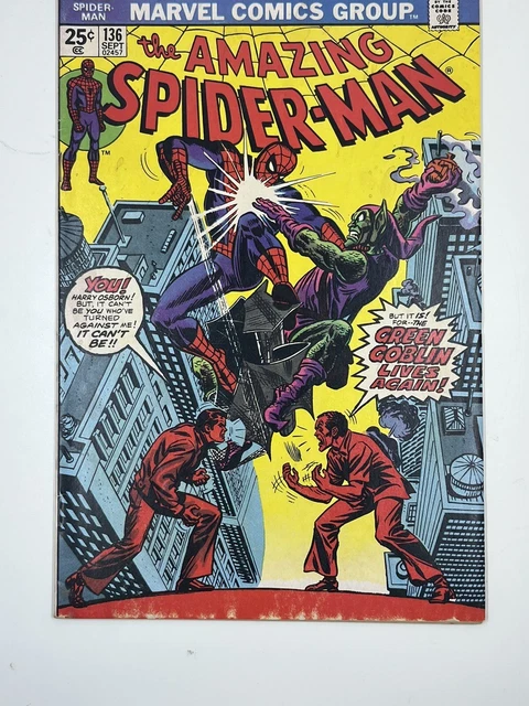 Amazing Spider-Man #136 EST 5.0 1st Harry Osborn Green Goblin Mary Jane