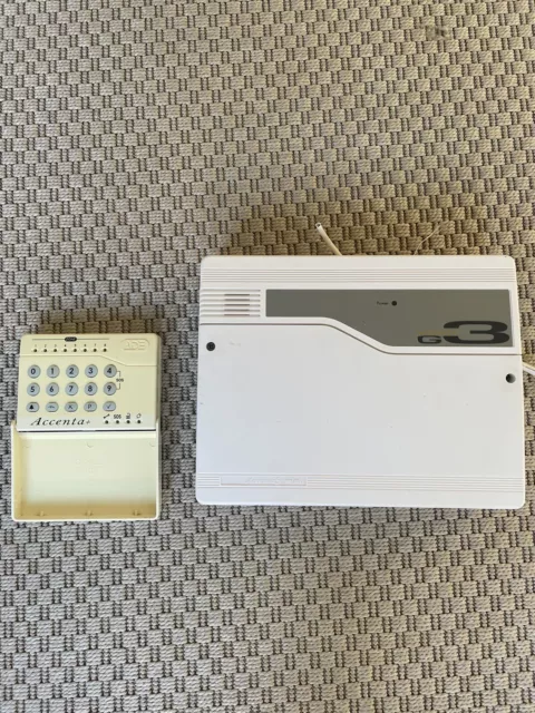 Accenta G3 intruder alarm panel & Keypad