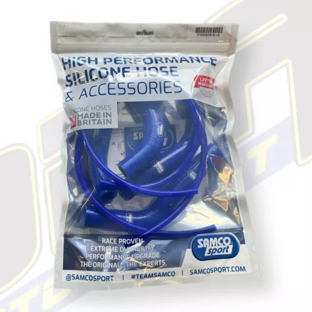 SAMCO Silicone Radiator Water Hose Kit for Honda CBR1000RR-R & SP 2020-2023 BLUE